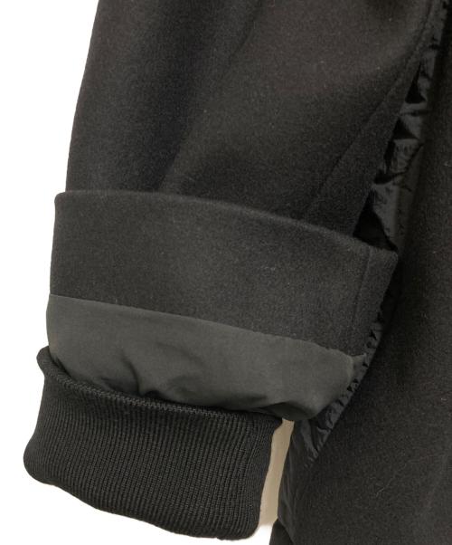 HEVO（イーヴォ）HEVO (イーヴォ) 切替フーデッドジャケット ブラック サイズ:50の古着・服飾アイテム