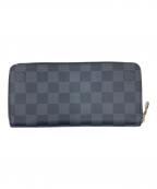 LOUIS VUITTONルイ ヴィトン）の古着「ジッピーウォレット ヴェルティカル」｜ブラック×グレー