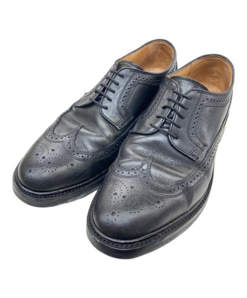 HARROGATE（ハロゲイト）HARROGATE (ハロゲイト) ウィングチップシューズ ブラック サイズ:8.5の古着・服飾アイテム