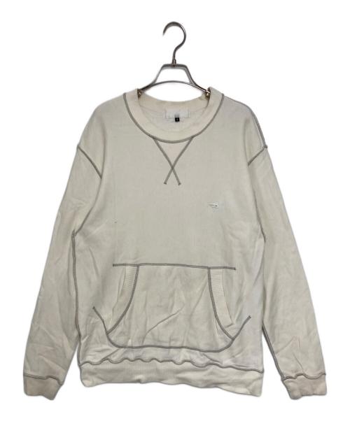 GANRYU（ガンリュウ）GANRYU (ガンリュウ) インサイドアウトデザインスウェット アイボリー サイズ:Sの古着・服飾アイテム