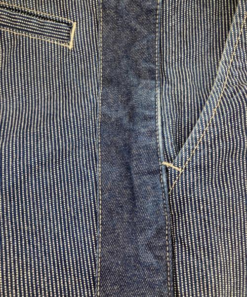 BOWWOW（バウワウ）BOWWOW (バウワウ) SIDE LINE TROUSERS ブルー サイズ:MEDIUMの古着・服飾アイテム