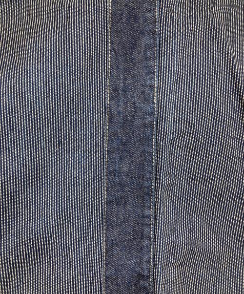 BOWWOW（バウワウ）BOWWOW (バウワウ) SIDE LINE TROUSERS ブルー サイズ:MEDIUMの古着・服飾アイテム