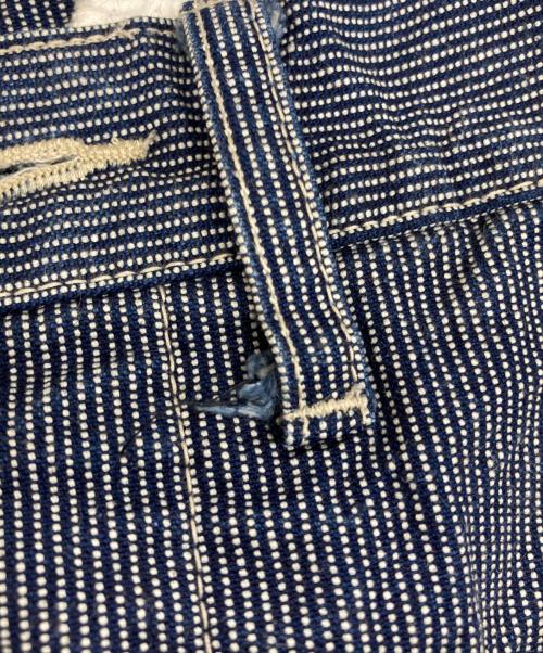 BOWWOW（バウワウ）BOWWOW (バウワウ) SIDE LINE TROUSERS ブルー サイズ:MEDIUMの古着・服飾アイテム