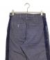 中古・古着 BOWWOW (バウワウ) SIDE LINE TROUSERS ブルー サイズ:MEDIUM：8000円
