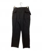 sulvamサルバム）の古着「ストレートスラックス」｜ブラック