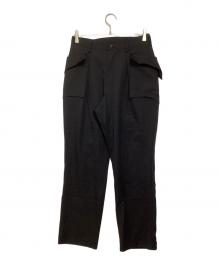 sulvam（サルバム）の古着「ストレートスラックス」｜ブラック