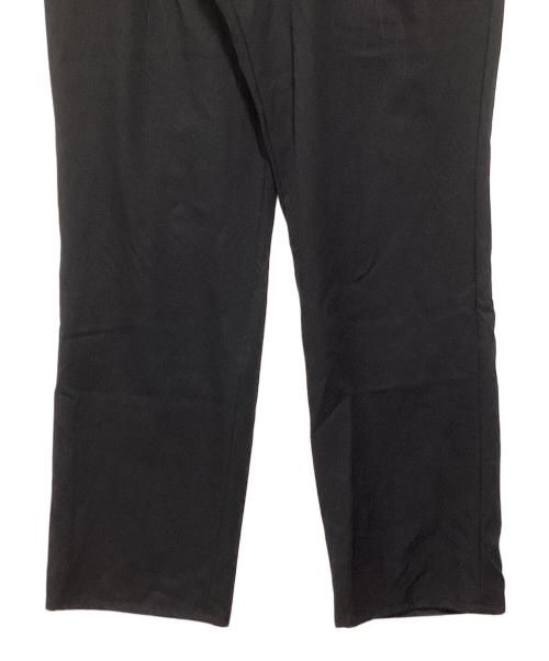 sulvam（サルバム）sulvam (サルバム) ストレートスラックス ブラック サイズ:Sの古着・服飾アイテム