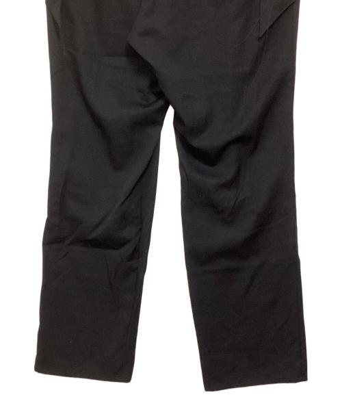 sulvam（サルバム）sulvam (サルバム) ストレートスラックス ブラック サイズ:Sの古着・服飾アイテム