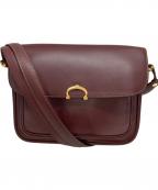 Cartierカルティエ）の古着「ショルダーバッグ」｜ボルドー