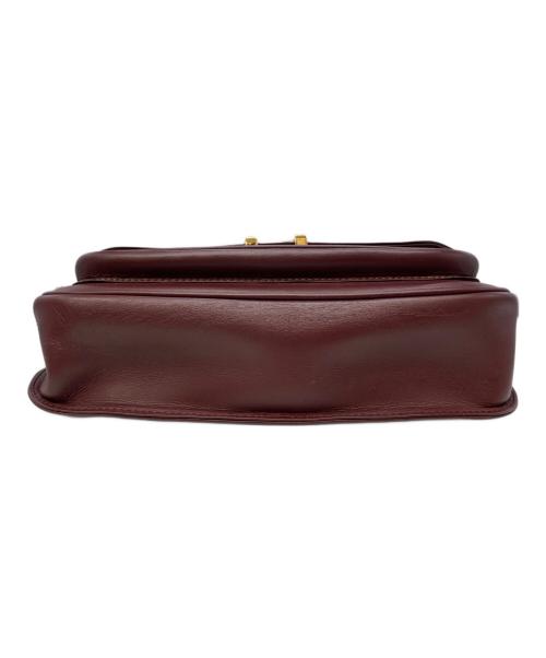 Cartier（カルティエ）Cartier (カルティエ) ショルダーバッグ ボルドーの古着・服飾アイテム