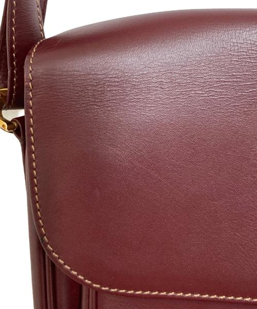 Cartier（カルティエ）Cartier (カルティエ) ショルダーバッグ ボルドーの古着・服飾アイテム