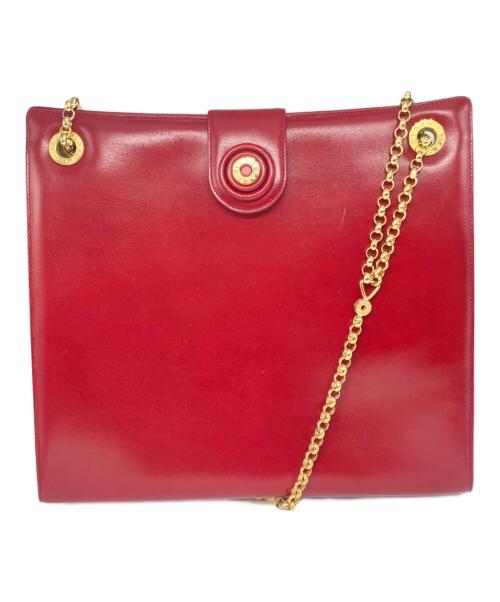 TIFFANY & Co.（ティファニー）TIFFANY & Co. (ティファニー) チェーンショルダーバッグ レッドの古着・服飾アイテム