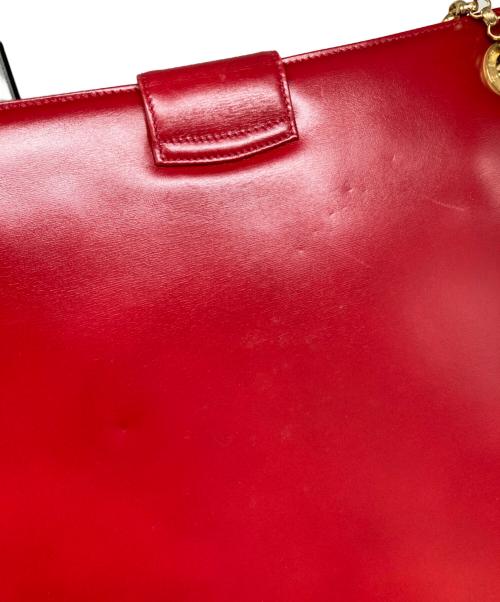 TIFFANY & Co.（ティファニー）TIFFANY & Co. (ティファニー) チェーンショルダーバッグ レッドの古着・服飾アイテム