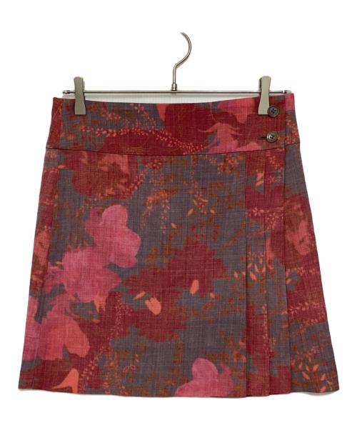 yohji yamamoto+noir（ヨウジヤマモトプリュスノアール）yohji yamamoto+noir (ヨウジヤマモトプリュスノアール) ラップミニスカート ピンク サイズ:1の古着・服飾アイテム