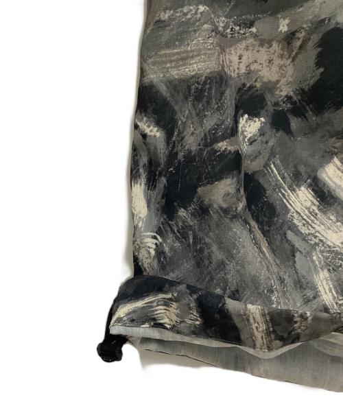 MAISON SPECIAL（メゾンスペシャル）MAISON SPECIAL (メゾンスペシャル) シアープリント2WAYワイドパンツ グレー サイズ:00の古着・服飾アイテム