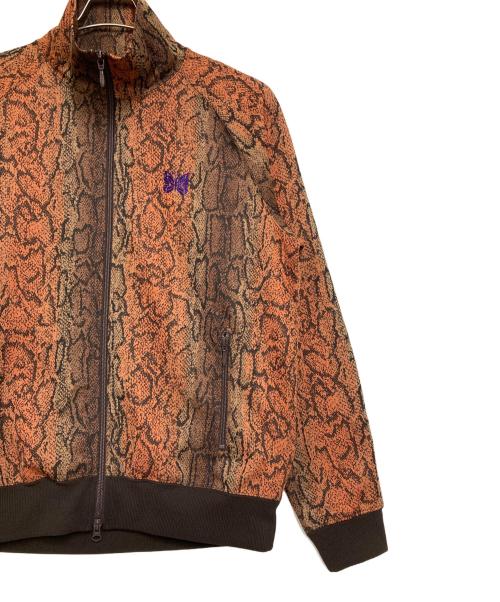 Needles（ニードルズ）Needles (ニードルズ) 総柄トラックジャケット ブラウン サイズ:Mの古着・服飾アイテム
