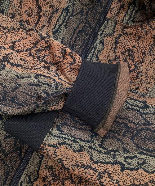 Needles（ニードルズ）Needles (ニードルズ) 総柄トラックジャケット ブラウン サイズ:Mの古着・服飾アイテム