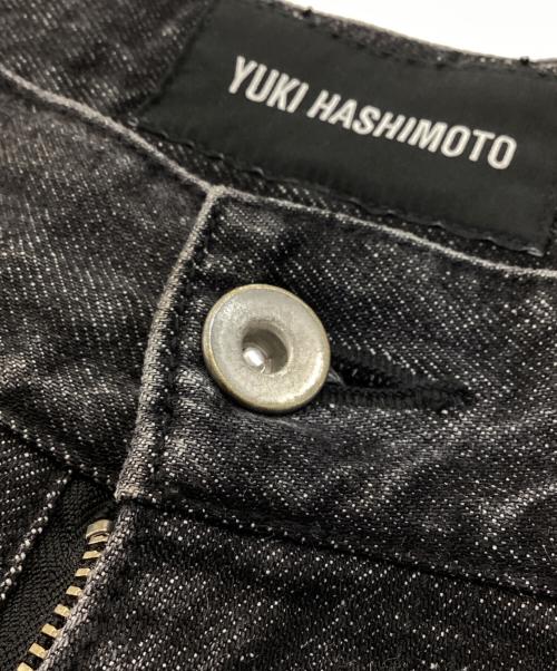 YUKI HASHIMOTO（ユウキハシモト）YUKI HASHIMOTO (ユウキハシモト) TWISTED JEANS ブラック サイズ:46の古着・服飾アイテム