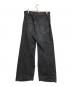 YUKI HASHIMOTO (ユウキハシモト) TWISTED JEANS ブラック サイズ:46：17000円