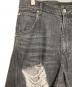 中古・古着 YUKI HASHIMOTO (ユウキハシモト) TWISTED JEANS ブラック サイズ:46：17000円