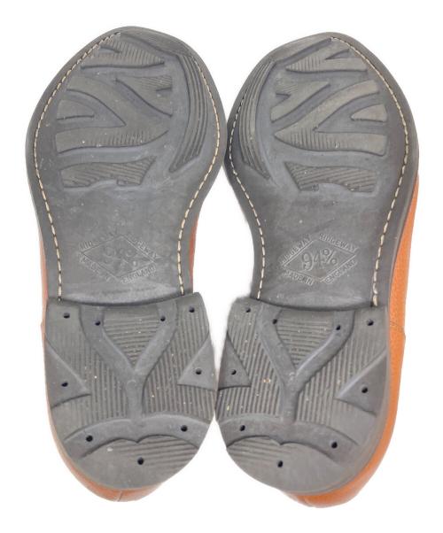 Jalan Sriwijaya（ジャランスリウァヤ）Jalan Sriwijaya (ジャランスリウァヤ) Uチップレザーシューズ ブラウン サイズ:7 1/2の古着・服飾アイテム