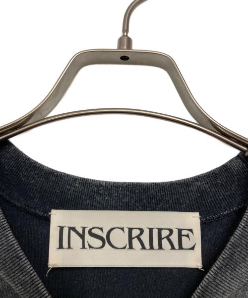 INSCRIRE（アンスクリア）INSCRIRE (アンスクリア) Bleach medium fit tee/ブリーチ Tシャツ グレー サイズ:表記無しの古着・服飾アイテム