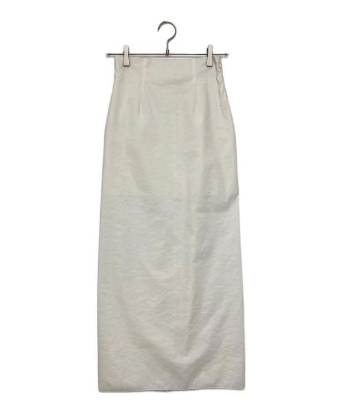 yo BIOTOP（ヨー ビオトープ）yo BIOTOP (ヨー ビオトープ) Sheer tight skirt アイボリーの古着・服飾アイテム