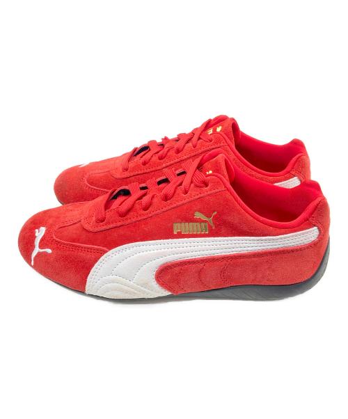PUMA（プーマ）PUMA (プーマ) ローカットスニーカー レッド サイズ:24.5㎝の古着・服飾アイテム