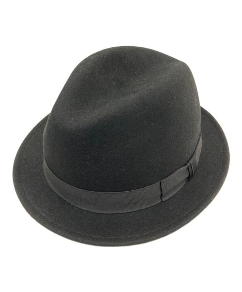 DIOR HOMME（ディオール オム）DIOR HOMME (ディオール オム) 中折れハット ブラック サイズ:59の古着・服飾アイテム