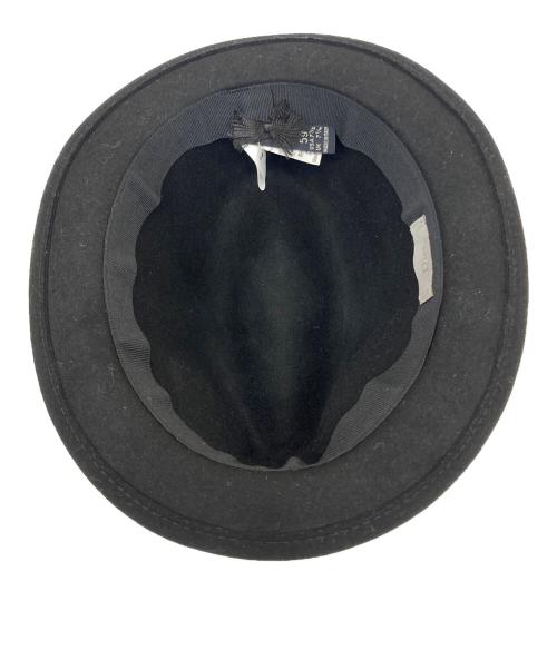 DIOR HOMME（ディオール オム）DIOR HOMME (ディオール オム) 中折れハット ブラック サイズ:59の古着・服飾アイテム