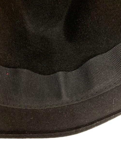 DIOR HOMME（ディオール オム）DIOR HOMME (ディオール オム) 中折れハット ブラック サイズ:59の古着・服飾アイテム