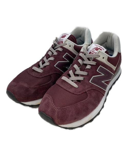 NEW BALANCE（ニューバランス）NEW BALANCE (ニューバランス) ローカットスニーカー バーガンディー サイズ:US9の古着・服飾アイテム