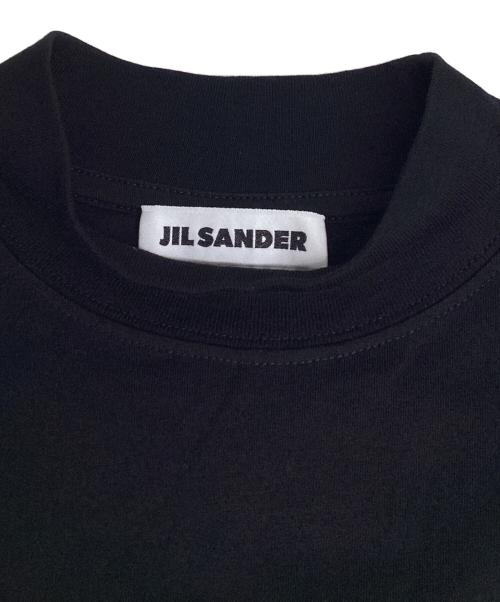 JIL SANDER（ジルサンダー）JIL SANDER (ジルサンダー) モックネック Tシャツ ブラック サイズ:Mの古着・服飾アイテム