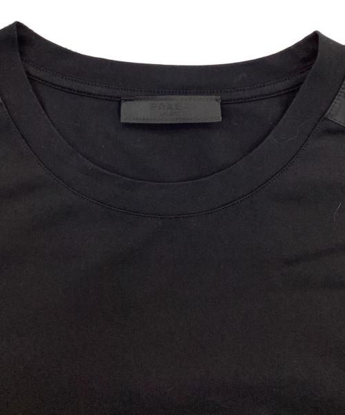 PRADA（プラダ）PRADA (プラダ) 切替Tシャツ ブラック サイズ:Mの古着・服飾アイテム