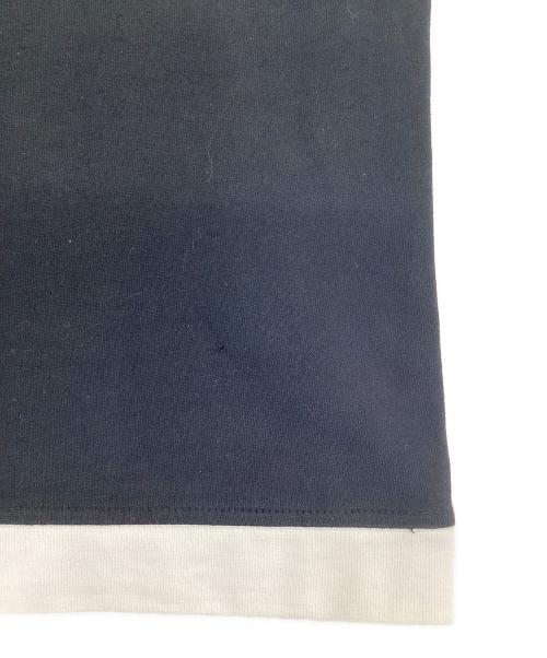 PRADA（プラダ）PRADA (プラダ) センター切替ボーダーL/Sカットソー ブラック サイズ:Sの古着・服飾アイテム