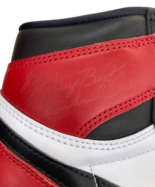 NIKE（ナイキ）NIKE (ナイキ) AIR JORDAN 1 RETRO HIGH OG レッド×ブラック サイズ:28㎝の古着・服飾アイテム