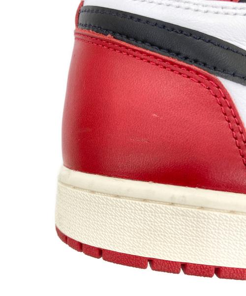 NIKE（ナイキ）NIKE (ナイキ) AIR JORDAN 1 RETRO HIGH OG レッド×ブラック サイズ:28㎝の古着・服飾アイテム
