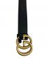 GUCCI (グッチ) ダブルG スリムベルト ブラック：19000円