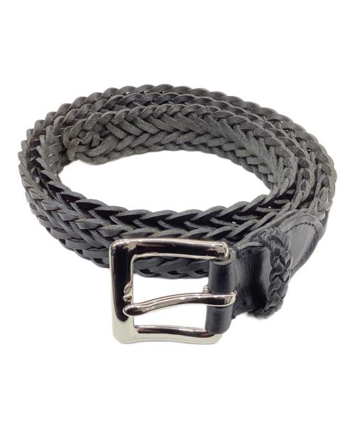 BEORMA（ベオーマ）BEORMA (ベオーマ) レザーメッシュベルト ブラック サイズ:36/90の古着・服飾アイテム