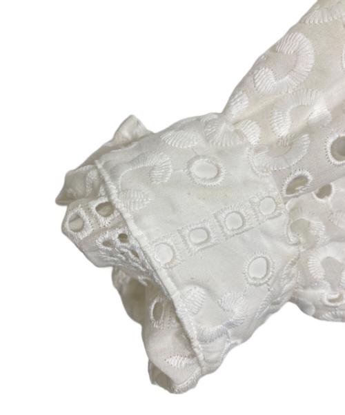 TOGA VIRILIS（トーガ ビリリース）TOGA VIRILIS (トーガ ビリリース) LACE BLOUSON レースシャツ ホワイト サイズ:46の古着・服飾アイテム