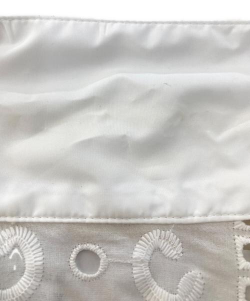 TOGA VIRILIS（トーガ ビリリース）TOGA VIRILIS (トーガ ビリリース) LACE BLOUSON レースシャツ ホワイト サイズ:46の古着・服飾アイテム