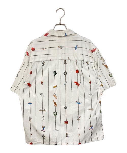 MARNI（マルニ）MARNI (マルニ) イラストプリント オープンカラーシャツ ホワイト サイズ:46の古着・服飾アイテム