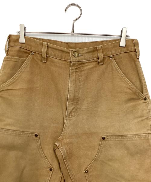 CarHartt（カーハート）CarHartt (カーハート) ダブルニータックパンツ ブラウン サイズ:32×30の古着・服飾アイテム