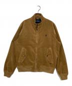 POLO RALPH LAURENポロ・ラルフローレン）の古着「コーデュロイ ハリントン ジャケット」｜ブラウン