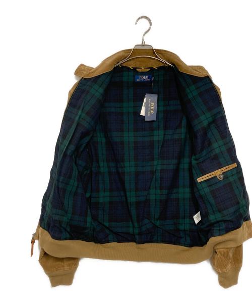 POLO RALPH LAUREN（ポロ・ラルフローレン）POLO RALPH LAUREN (ポロ・ラルフローレン) コーデュロイ ハリントン ジャケット ブラウン サイズ:Lの古着・服飾アイテム