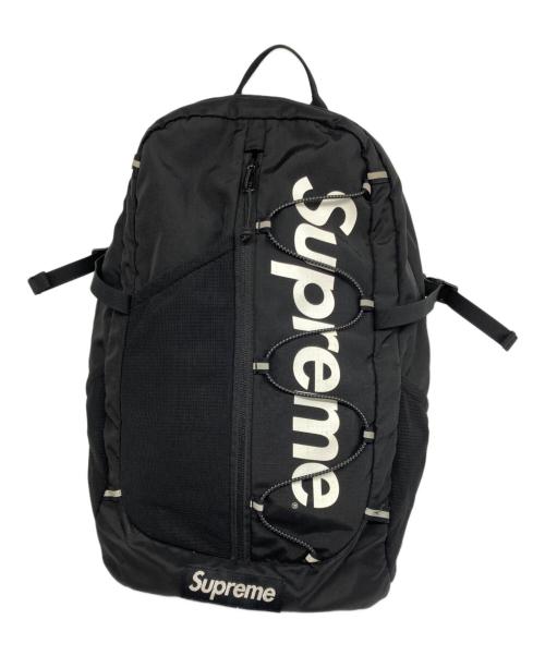 SUPREME（シュプリーム）SUPREME (シュプリーム) CORDURA RIPSTOP NYLON BACKPACK BAG（コーデュラリップストップナイロンバックパックバック） ブラックの古着・服飾アイテム