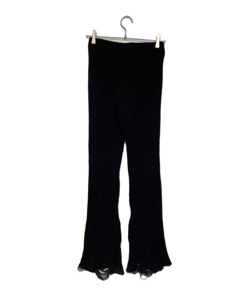 Hysteric Glamour（ヒステリックグラマー）Hysteric Glamour (ヒステリックグラマー) METAL LOGO フレアパンツ ブラック サイズ:FREEの古着・服飾アイテム