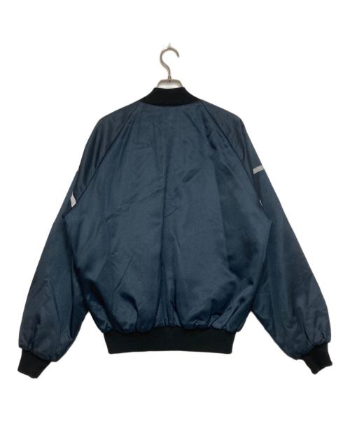 RUBIN BROTHERS（ルービン・ブラザーズ）RUBIN BROTHERS (ルービン・ブラザーズ) ナイロンヴァーシティジャケット ネイビー サイズ:Lの古着・服飾アイテム