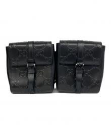 GUCCI（グッチ）の古着「GGエンボスウエストバッグ」｜ブラック