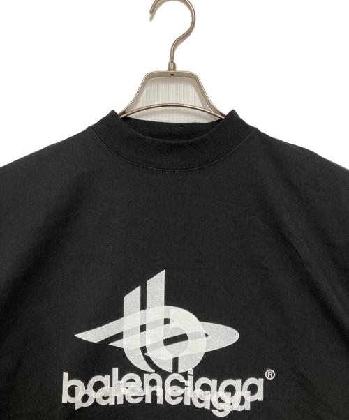 BALENCIAGA（バレンシアガ）BALENCIAGA (バレンシアガ) LAYERED SPORTS LOGO TEE（レイヤードスポーツロゴ） ブラック サイズ:１の古着・服飾アイテム